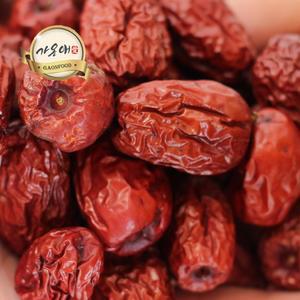 [가온애] 경산 건대추 (특초) 300g x2팩 / 대추 말린대추 상초대추 경산대추 국산대추 건과 과일 약재류