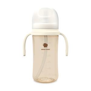 그린핑거 베베그로우 PPSU 빨대컵 크림베이지 280ml
