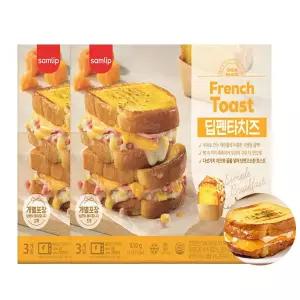 삼립 딥펜타 치즈 프렌치 토스트 510g x 2개 / 냉동 샌드위치 홈카페