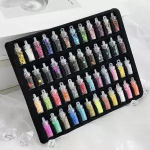 [셀러허브]네일 아트 반짝이 글리터 파우더 48종 세트 DD-11796 (S10923119)