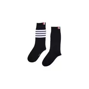 미드 카프 삼선탭 사선 양말 네이비 여성 FAS020B 01690 415