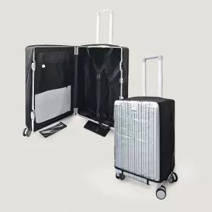 트래블라라 캐리어 커버 투명 방수 스판 보호 덮개 케이스
