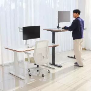 핏쳐 전동식 보쉬 듀얼 모터 커스터마이징 모션 데스크 컴퓨터 책상 2S 1200 B1