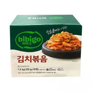 비비고 직화솥에 볶아 아삭한 김치볶음 150g 10개