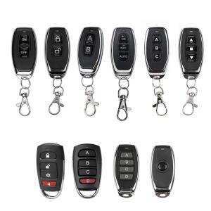 PPP 무선 원격 제어 스위치 1/2/3/4KEY 차고 6V 경보 학습 DC HZ 시스템 코드 EV1527 범용 자동차 315MHZ/43