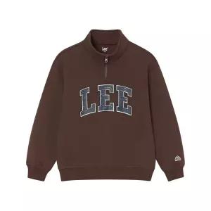 [백화점 정품] LEE 25SS 컬리지 로고 반집업 맨투맨 LK2601CR13