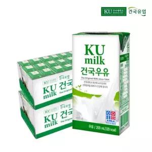 [NS홈쇼핑]건국유업 건국 멸균우유 200ml 48팩[35897291]