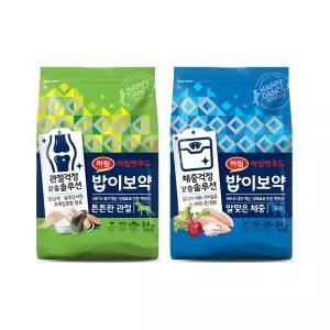 밥이보약 DOG 사료 6.8kg (튼튼한 관절 3.4kg + 알맞은 체중 3.4kg)