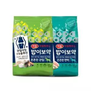 밥이보약 DOG 사료 6.8kg (튼튼한 관절 3.4kg + 든든한 면역 3.4kg)