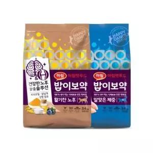 밥이보약 CAT 사료 6.8kg (활기찬 노후 3.4kg + 알맞은 체중 3.4kg)