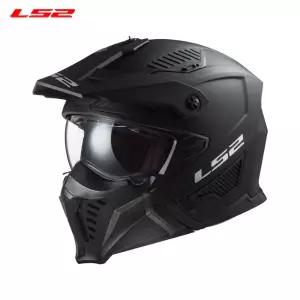 LS2 OF606 DRIFTER SOLID MATT BLACK 오토바이 오픈페이스 헬멧 이너선바이저