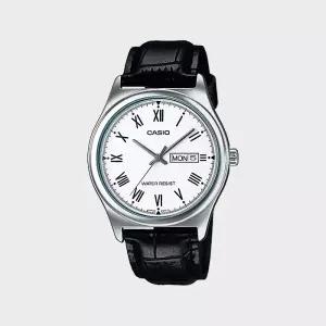 CASIO 카시오 MTP-V006L-7B 남성시계 심플 가죽 손목시계
