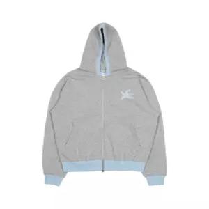 더콜디스트모먼트 TCM line hooded zip-up sky blue 3976415