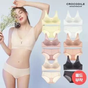 [크로커다일] 에어리핏 시스루 브라+팬티 12종 풀세트 CD061_00