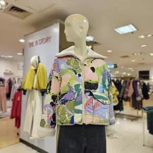 AHWPJK83_양면 로즈메리 양털 패딩 재킷