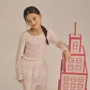 [오르시떼](대전신세계)여아동 G014 스몰베어 긴소매 파자마 세트