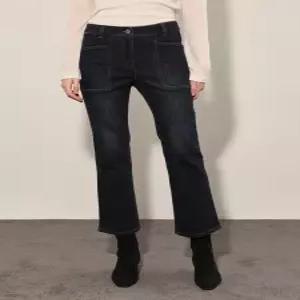 [올리비아로렌]슬림 부츠컷 데님 팬츠 VVCMP4F7491 EHWD