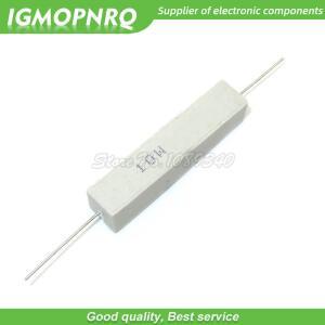 10pcs 10W 15 20 25 옴 시멘트 저항 IGMOPNRQ