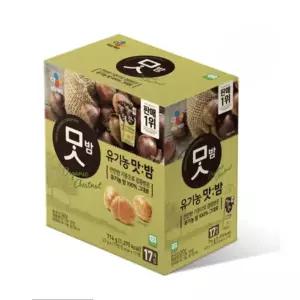 CJ 유기농 맛밤 42gx17팩 간식