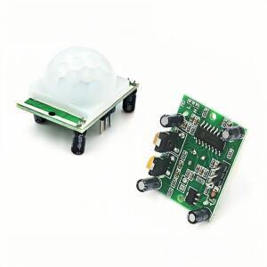 1/5/10PCS Arduino + 케이스 용 적외선 PIR 모션 센서 감지기 모듈을 조정하는 고 HC-SR501