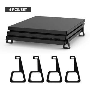 [호환품]PS4 용 4Pcs 냉각 수평 홀더 Slim Pro 피트 브래킷 스탠드 액세서리 스탠드베이스