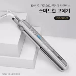 차단 파텍 4331 고데기 아이롱 전원 자동 표시 온도 머리인두 인두 스마트