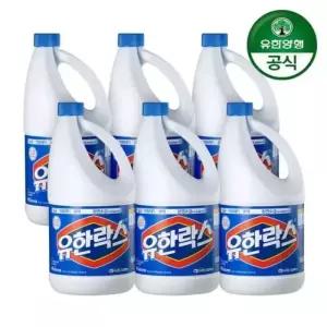 유한락스 레귤러 2L x 6개