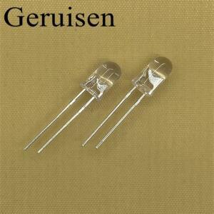 100 개/몫 5mm IR 적외선 LED 940nm 램프 전송 튜브 방출 다이오드  전력