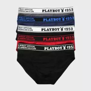플레이보이 남성 라인 로고 브리프 [ 5SET ] PMB3101-5