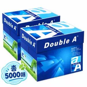 더블에이 복사용지 A4 80g 2BOX 5000매