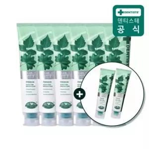덴티스테 플러스화이트 프로 치약 200g 6개 + 플러스화이트 프로 20g 2개
