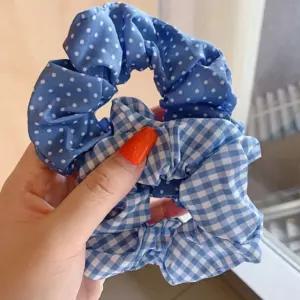 여성 여름 시원 칼라 화사 산뜻 곱창 머리끈 5개 세트