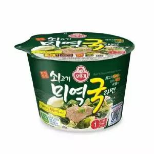 오뚜기 쇠고기미역국 라면 100g x 12입