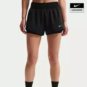 나이키 NIKE 드라이 핏 원 여성 미드라이즈 3인치 투인원 쇼츠 DX6013 013 LE12207