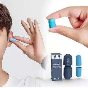 (선택사항 이어플러그 세트)이어플러그 세트 1쌍 수면 귀마개 소음차단 소음방지 청력보호