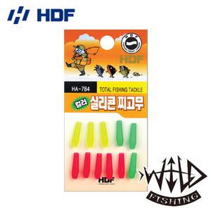 해동 컬러 실리콘 찌고무 HA-784 고시인성 발광형 민물 바다 채비소품