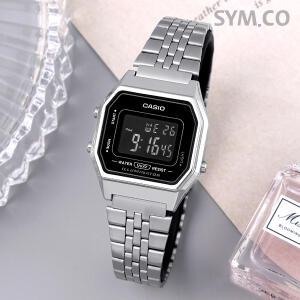 카시오 정품 LA680WA-1B 학생 패션 손목시계 c144