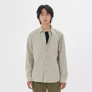 [앤듀]남성 코튼레이온 선염기본카라 셔츠(O214SH100P).