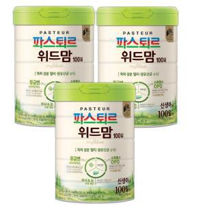 파스퇴르 위드맘 신생아 100일분유 750g(3캔)