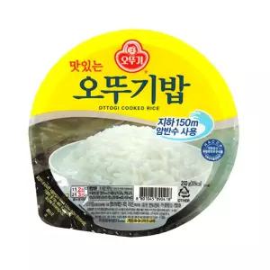 맛있는 오뚜기밥210gX12개(BOX)/포장/비상/휴대/소풍/여행/인스턴트/자취/작은공기/큰공기/조리/캠핑/한끼