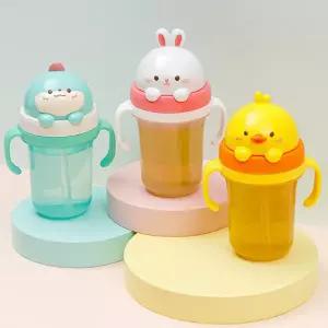 에디슨 프렌즈2.0 흘림방지 입체 빨대컵 택1