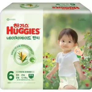 하기스 네이처메이드 팬티 6단계 공용 점보 29매