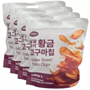 로마나 달콤바삭 황금 고구마칩 320g 4개 고구마과자 맥주안주 간식