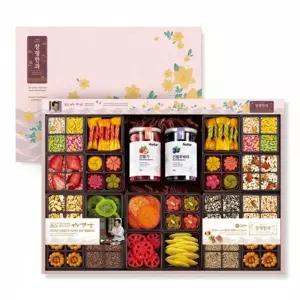 (10호) 한과 선물 세트/박스/유과/효도/정성/수제/벌크/간식/유관/간편/포장/건강/고급/고품격/고향의맛