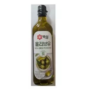 CJ제일제당 백설 압착올리브유 900ml x2개
