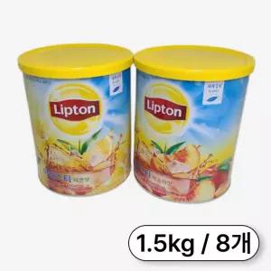 유니레버 립톤 아이스티 믹스 복숭아맛 1.5kg x 8개