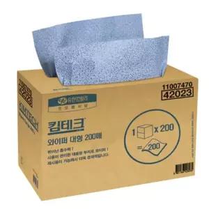 킴테크 와이퍼대형 350x430mm(200매/BOX) YK-42023 부품 소모품 자재 파츠