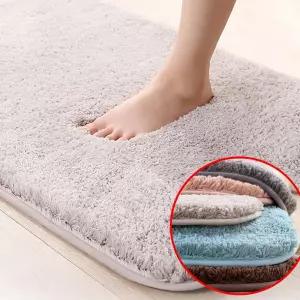 생활 극세사 발매트 빨아쓰는 장모 장모발매트 주방러그 화장실 하니D1