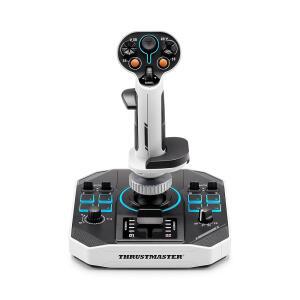 Thrustmaster SolR1 비행 조이스틱 초정밀 게임을 위한 홀 효과 기술 우주 시뮬레이션에 이상적인 44개의 버튼PC와 호환