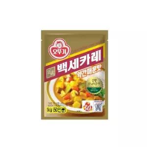 오뚜기 백세카레약간매운맛1kg 백세카레 간편카레 카레 식품